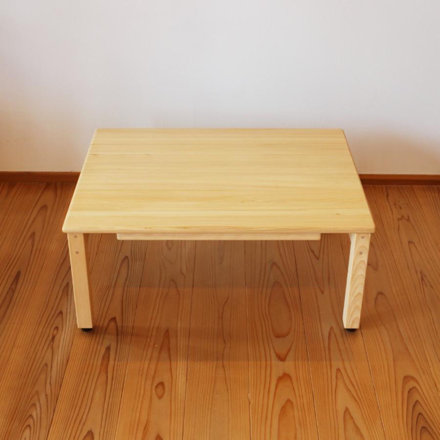 折れ脚テーブル 折り畳みテーブル キッズテーブル 76 ちゃぶ台 国産