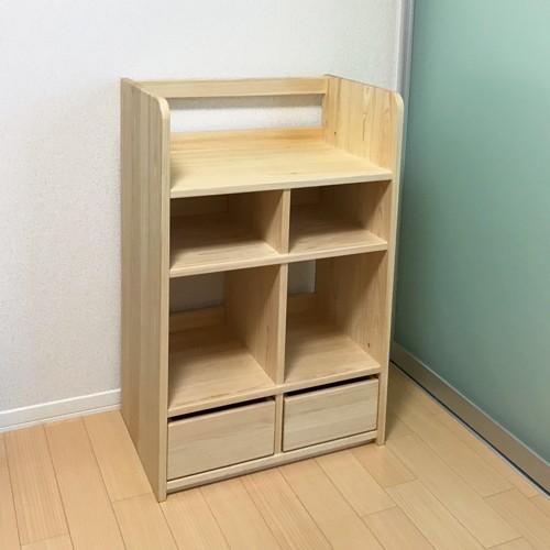 ランドセルラック ワイド 2人用 兄弟 おしゃれ 完成品 ダブルロング 