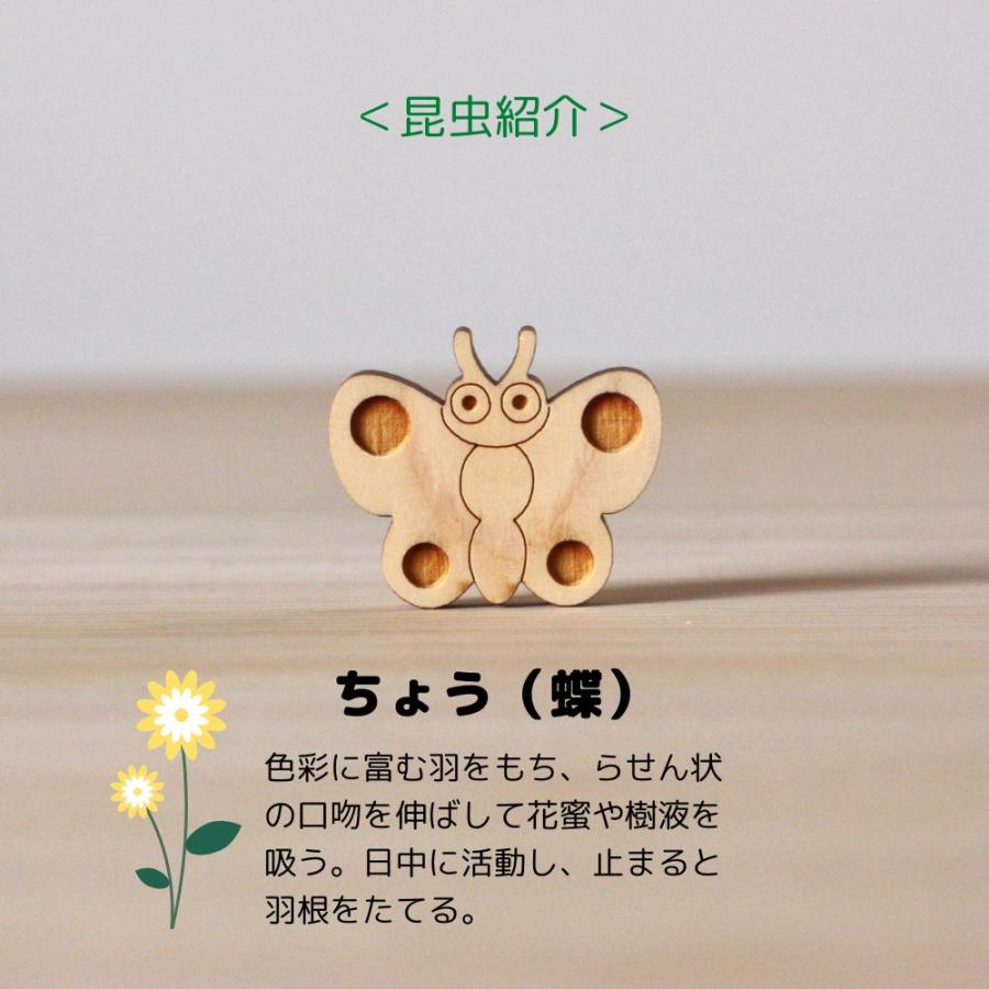 木製パズル 知育玩具 木のおもちゃ 立体パズル 6歳 昆虫 積み木 子供