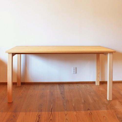 平インテリア産業 パイン無垢材 リビングデスク 木製デスク W140×D60cm