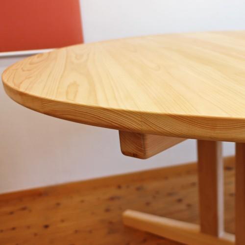 丸テーブル 120 ダイニングテーブル 丸型 4人 円卓 国産ひのき 無垢