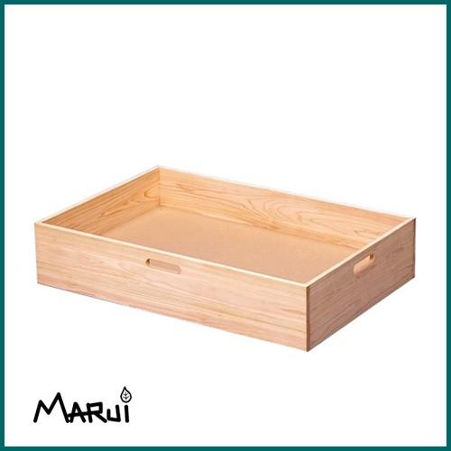 ベッド下収納 ボックス 国産 ナチュラル 木製 ひのき 無垢 桧底板 ベッド収納 便利 日本製 受注生産｜marui-kagu