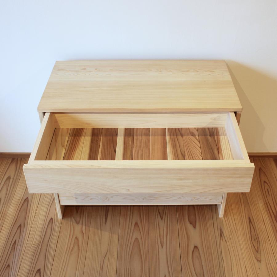 Aurelius さまへ桧スツールと 4段チェストです。 チェスト 4段 ロー