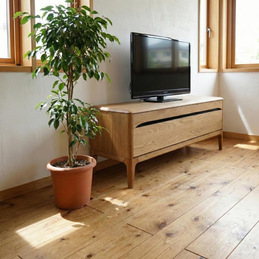 久和屋 テレビ台 テレビボード おしゃれ 100cm オーク材 ローボード