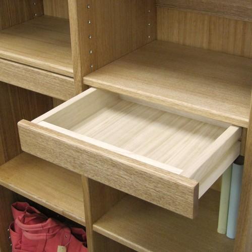 本棚 書棚 木製 75cm Low ナラ 無垢 ブックシェルフ オープン 収納棚