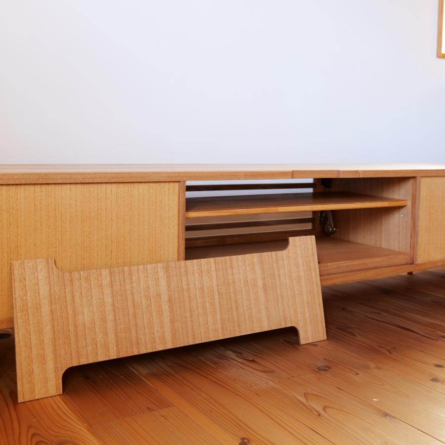 テレビボード おしゃれ 180cm ウォールナット ハイタイプ 収納 丸脚