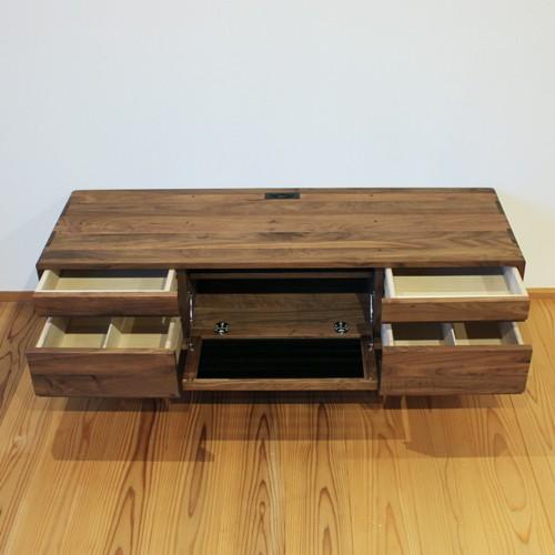 【美品】木製テレビボード モダンデザイン 125 北欧　無垢材 imgrc0084148598.jpg
