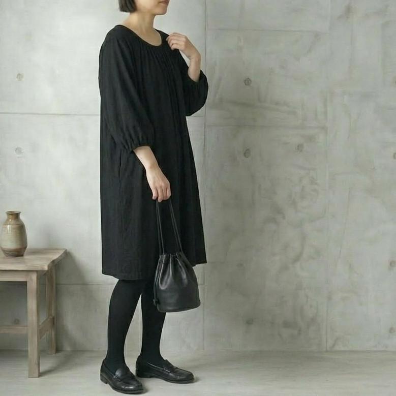 【LILO】Plage v/n チュニック 36 ブラック plage（プラージュ）の「《予約》V/Nチュニック（）」 - WEAR
