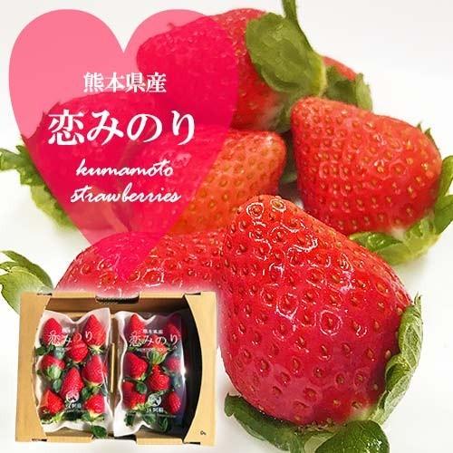 恋みのり 4パック 熊本産 いちご : 厳選フルーツ マルイチ西川商店