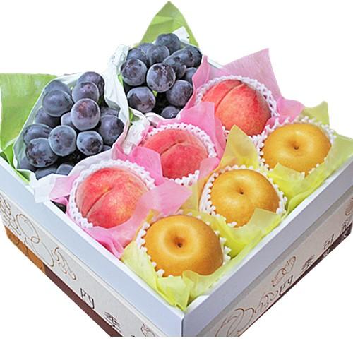 3種フルーツ詰め合わせ 化粧箱 御祝 御礼 お誕生日 お供え 贈答用