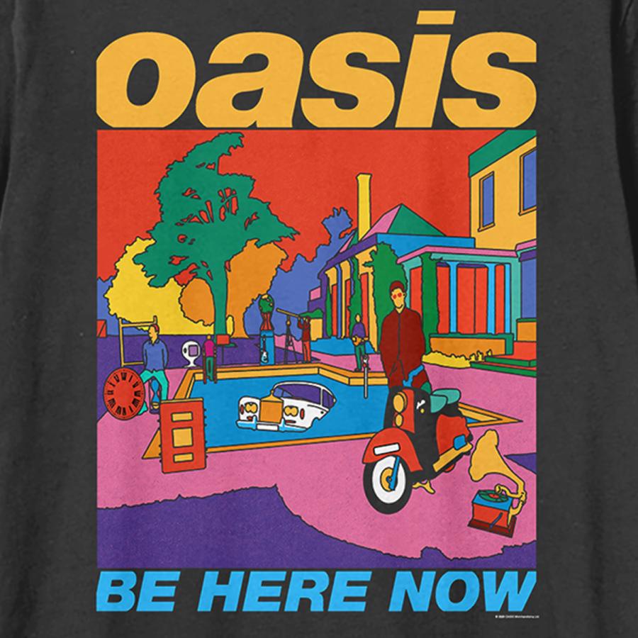 新品未使用　Oasis Be Here Now Tシャツ XLサイズ Amplified Unisex Adult Be Here Now Oasis T-Shirt : マルイチストア