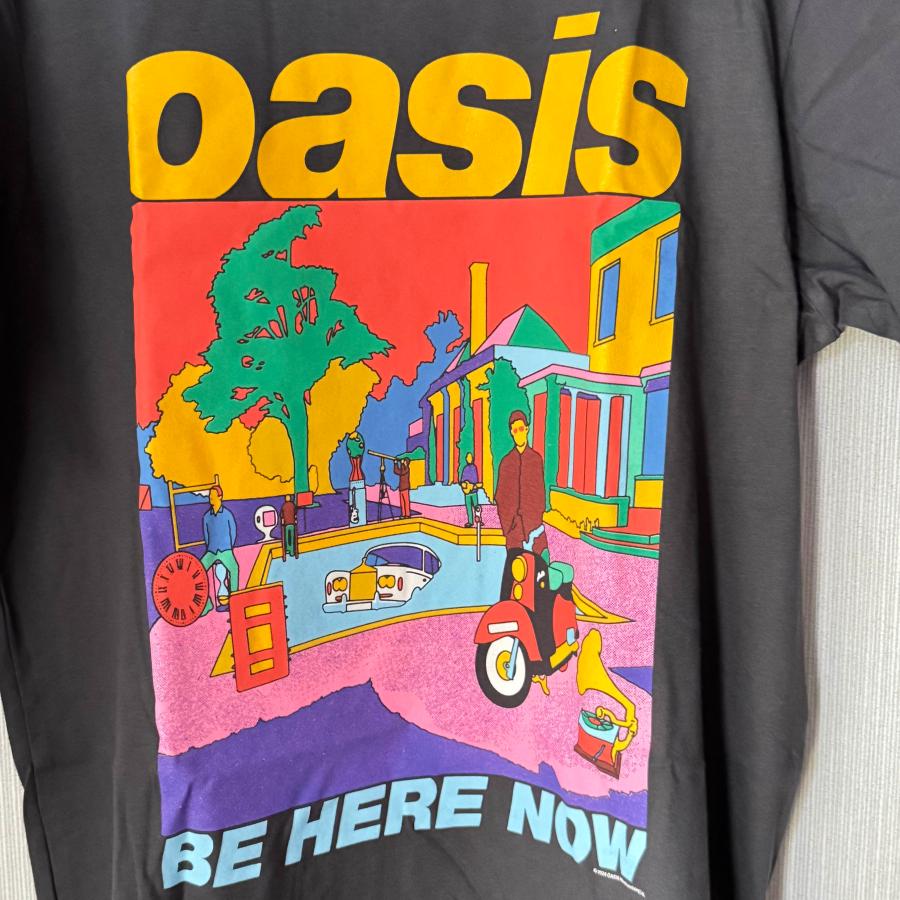 Amplified Unisex Adult Be Here Now Oasis T-Shirt : マルイチストア