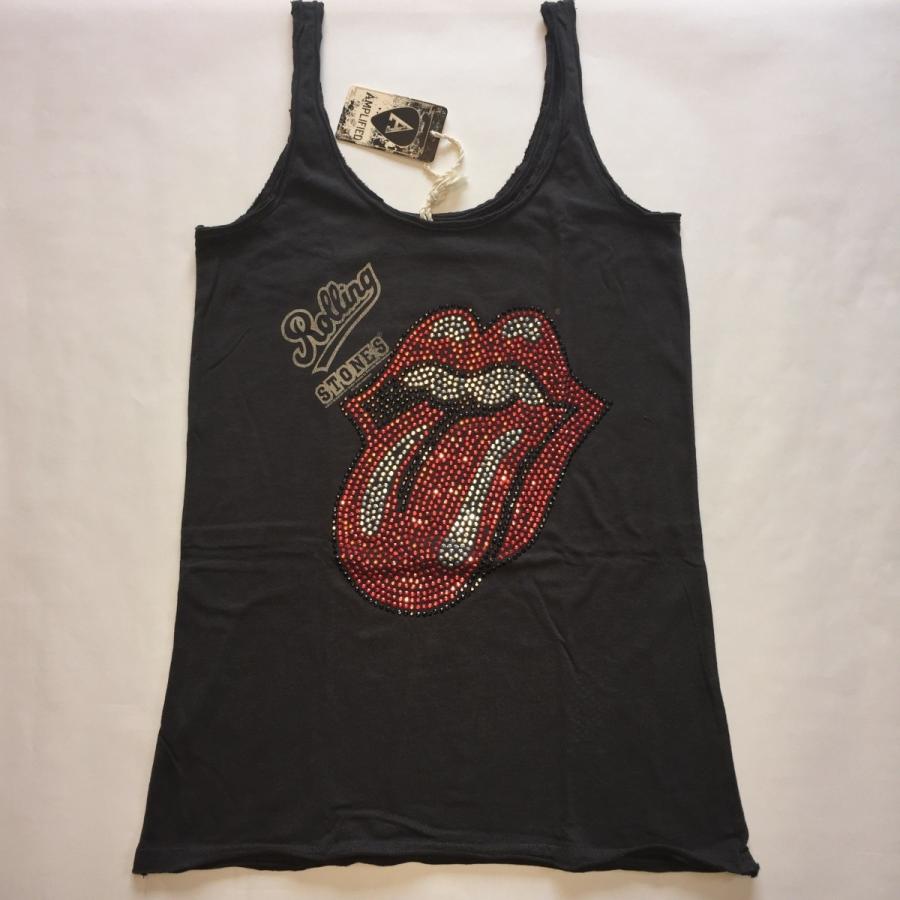 アンプリファイド ローリングストーンズ ディアマンテ レディースタンクトップ ロックTシャツ Amplified Rolling Stones Diamante B&R Women's Vest タンクトップ