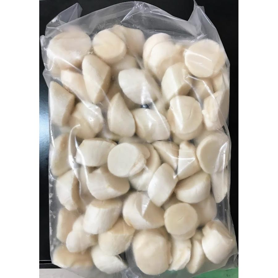 冷凍便 品田水産 冷凍帆立貝柱生食用1kg（箱入り） 5sサイズ