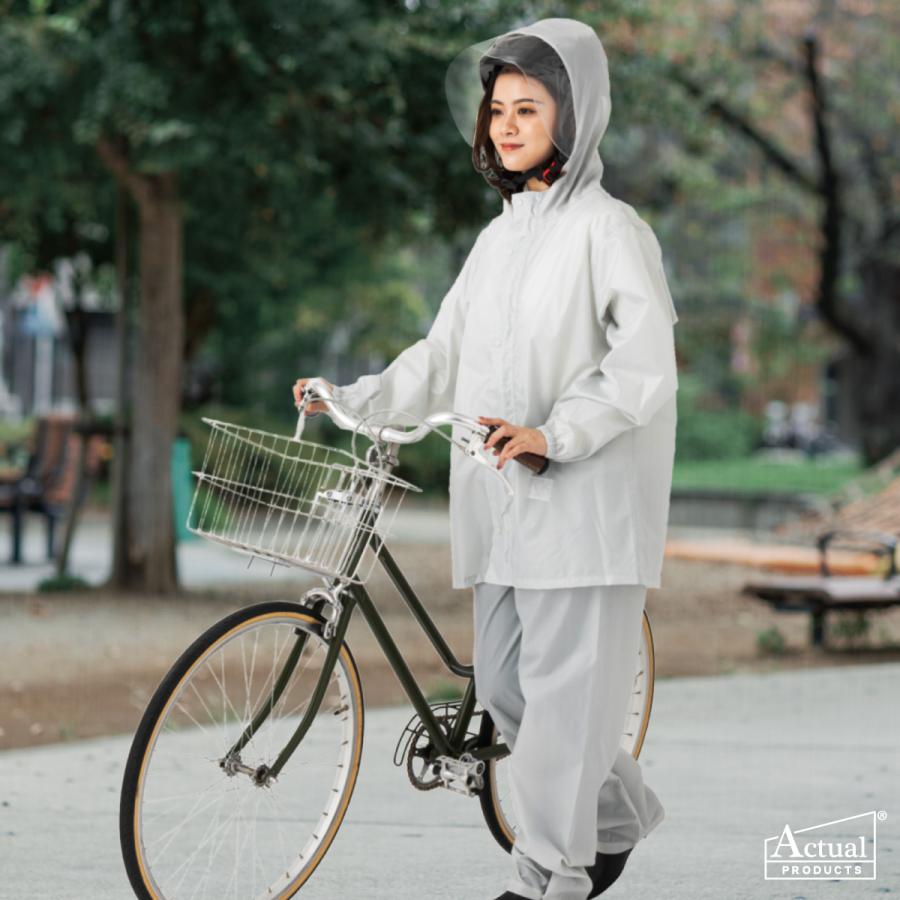 公式】 自転車 レインスーツ メンズ レディース 上下 防水 カッパ 雨具