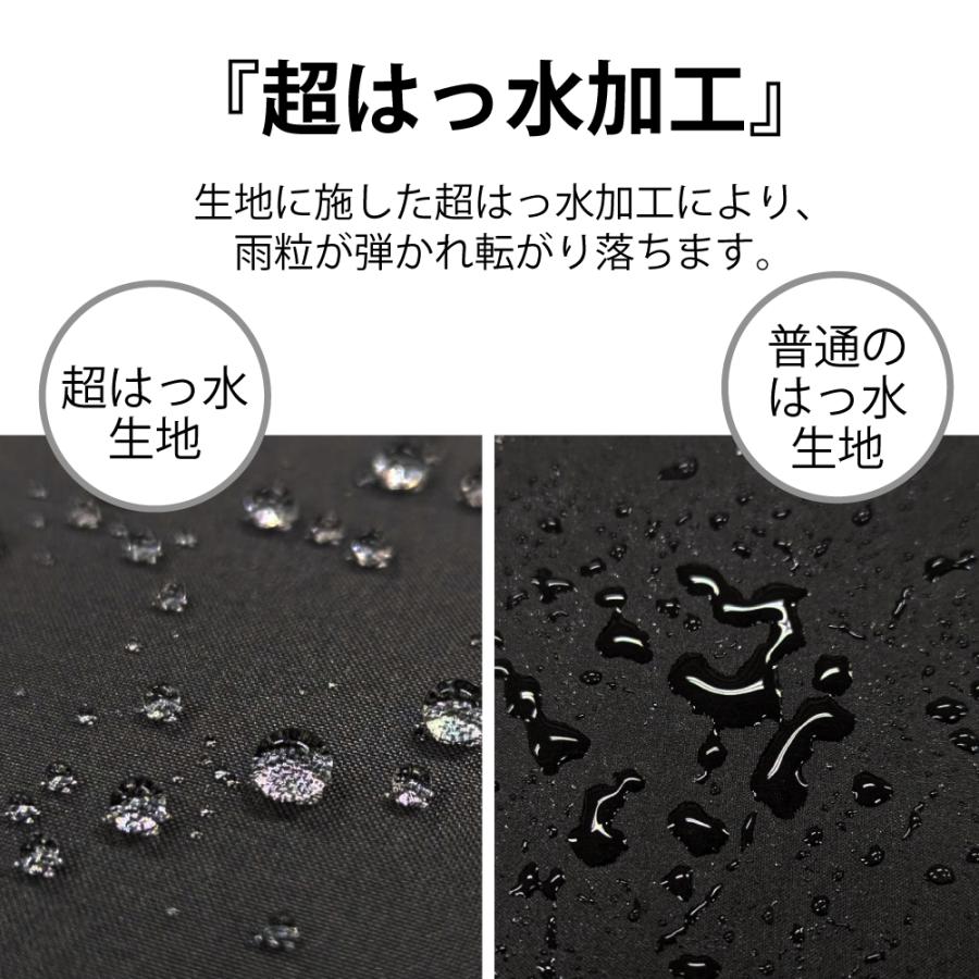 H・A・U 【公式】雨傘 折りたたみ傘 メンズ 自動開閉 59cm 超はっ水