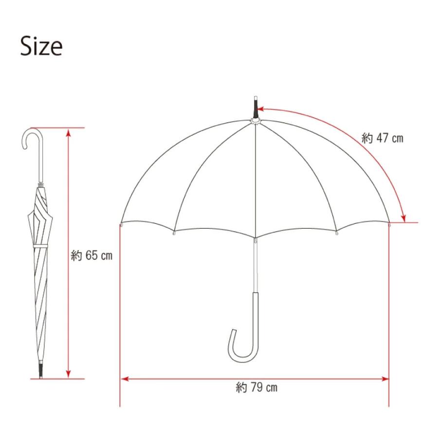 レディース 日傘 雨傘 晴雨兼用 パラソル ショート ブランド H・A・U フリルチェック 47cm ギフト 猛暑 裏面コーティング 紫外線カット 送料無料 10002938｜marujucorp｜14