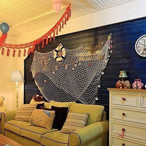 Urhomy 飾り漁網 船の漁網 シェル付き インテリア 装飾 貝殻 地中海スタイル 壁掛け タペストリー 小道具 雑貨 おしゃれ カラー1 Mar Vmr06j3ah まるじゅヤフー店 通販 Yahoo ショッピング