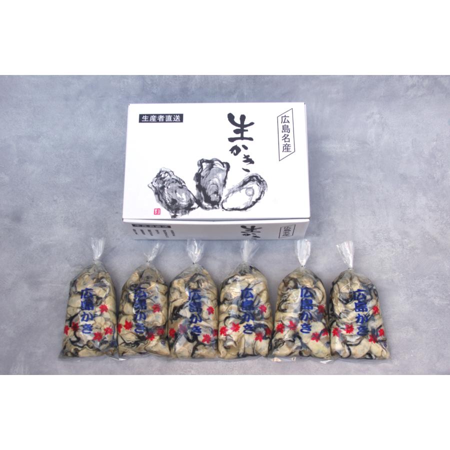 広島県産生牡蠣　むき身3kg 生産者直送 | 