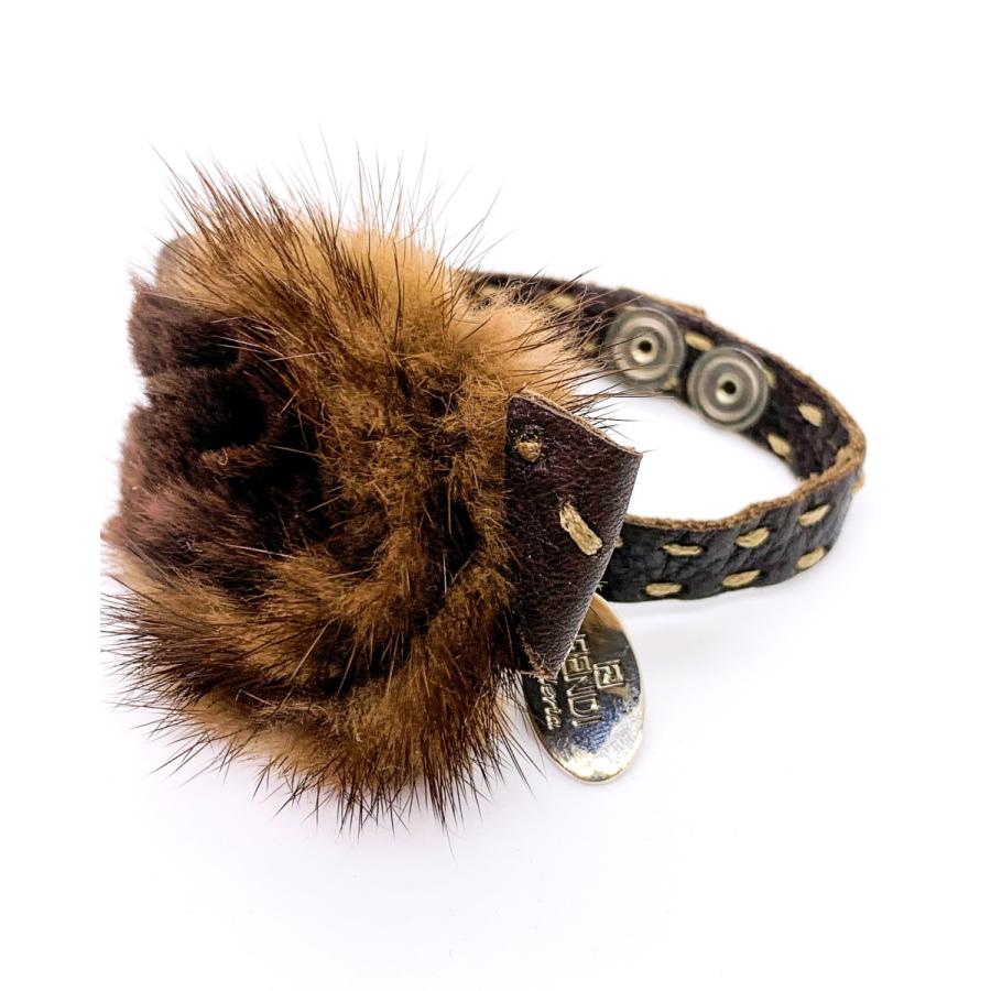 FENDI ファー ブレスレット フェンディ FENDI（フェンディ） ファー セレリア フラワー ブレスレット : 塚口丸