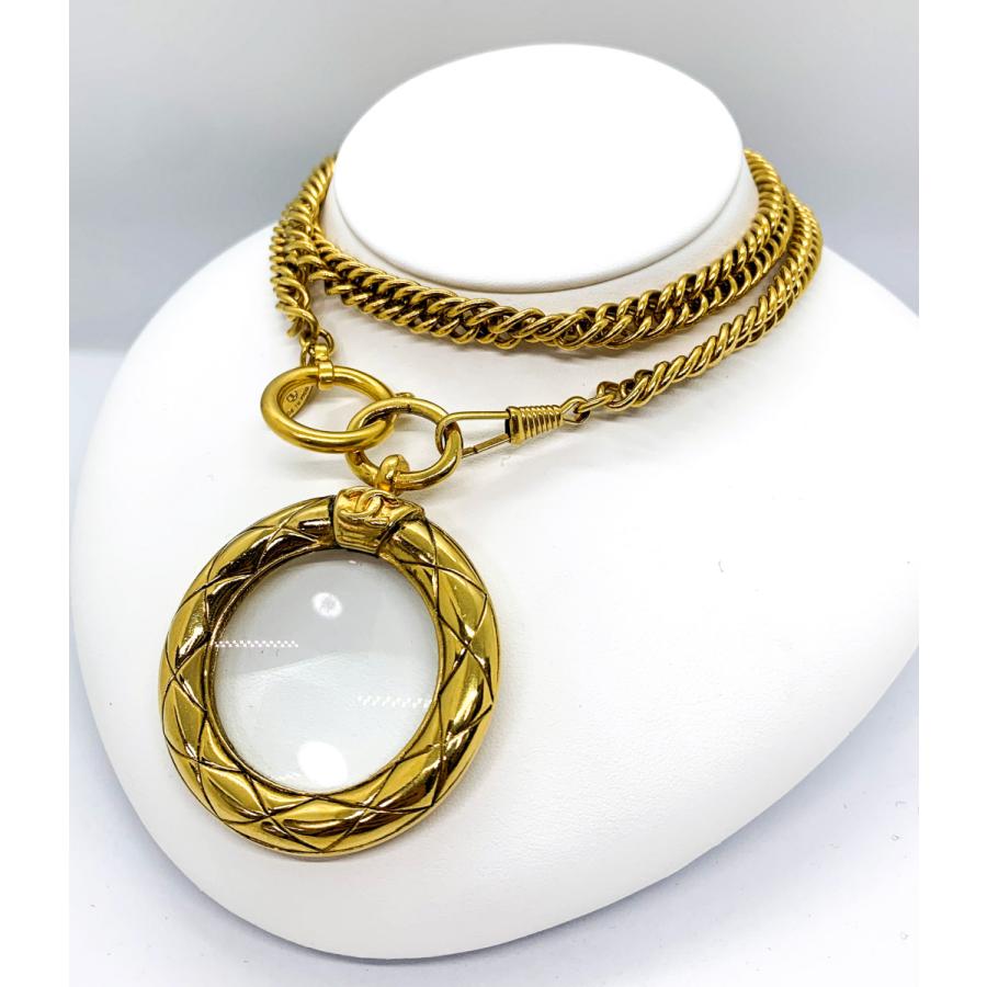 CHANEL（シャネル） GP 金メッキ ルーペ付き チェーンネックレス