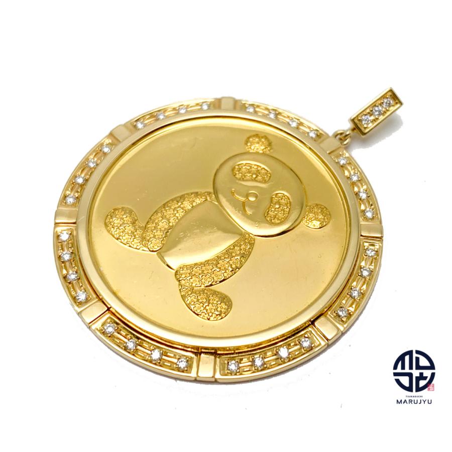 日本未発売＋限定品：24金 24K パンダ・ゴールド・ウェハー K24 K18 24金 18金イエローゴールド さくらパンダ金貨 コイン