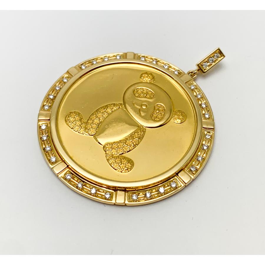純金　メダル チャーム 24金/18金 K24 K18 24金 18金イエローゴールド さくらパンダ金貨 コイン