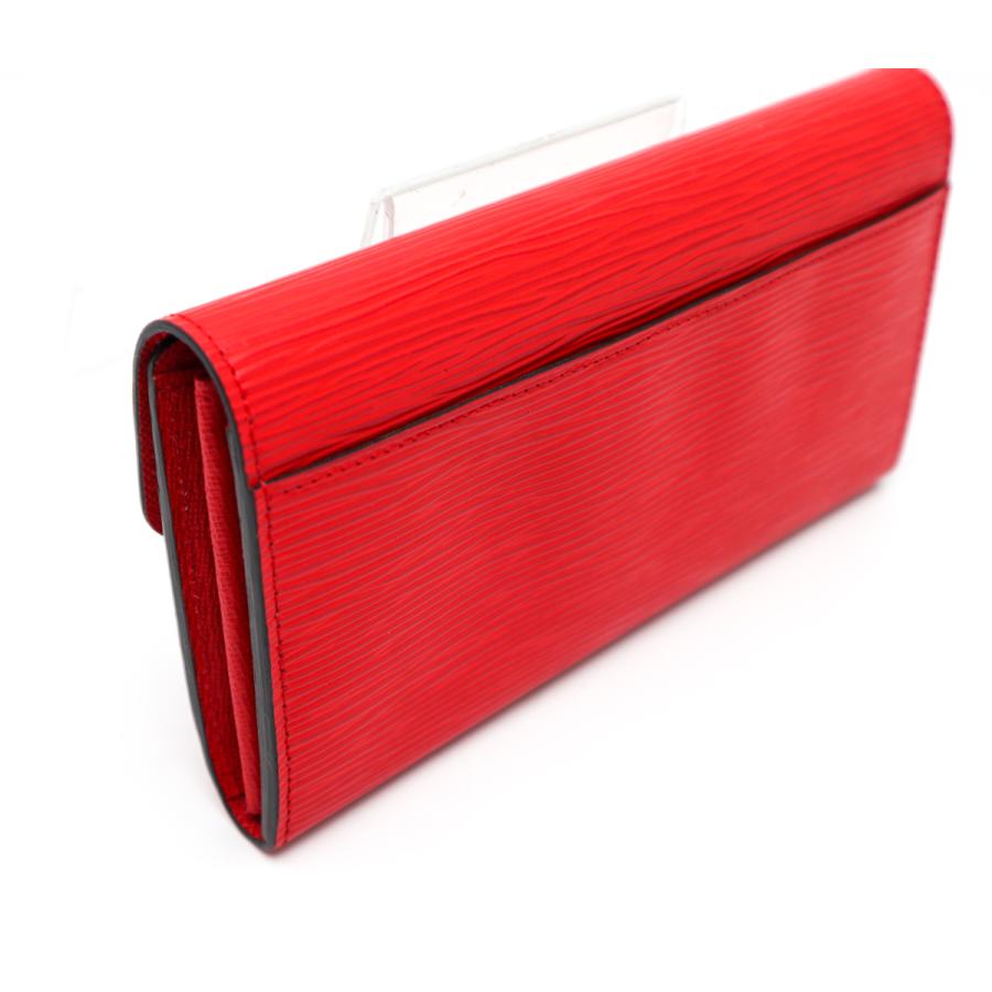 ルイ ヴィトン エピ ポルトフォイユ サラ 二つ折り財布 M60316 レザー レディース LOUIS VUITTON 【1-0252135】 LOUIS VUITTON】2つ折り長財布 ポルトフォイユ サラ☆ギフト (Louis