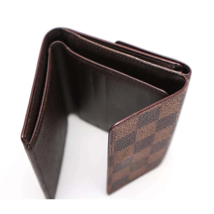 ルイヴィトン ダミエ ポルトフォイユ エリーズ 茶色 二つ折り 財布 モノグラム LOUIS VUITTON（ルイ・ヴィトン） ダミエ ポルトフォイユ・ エリーズ