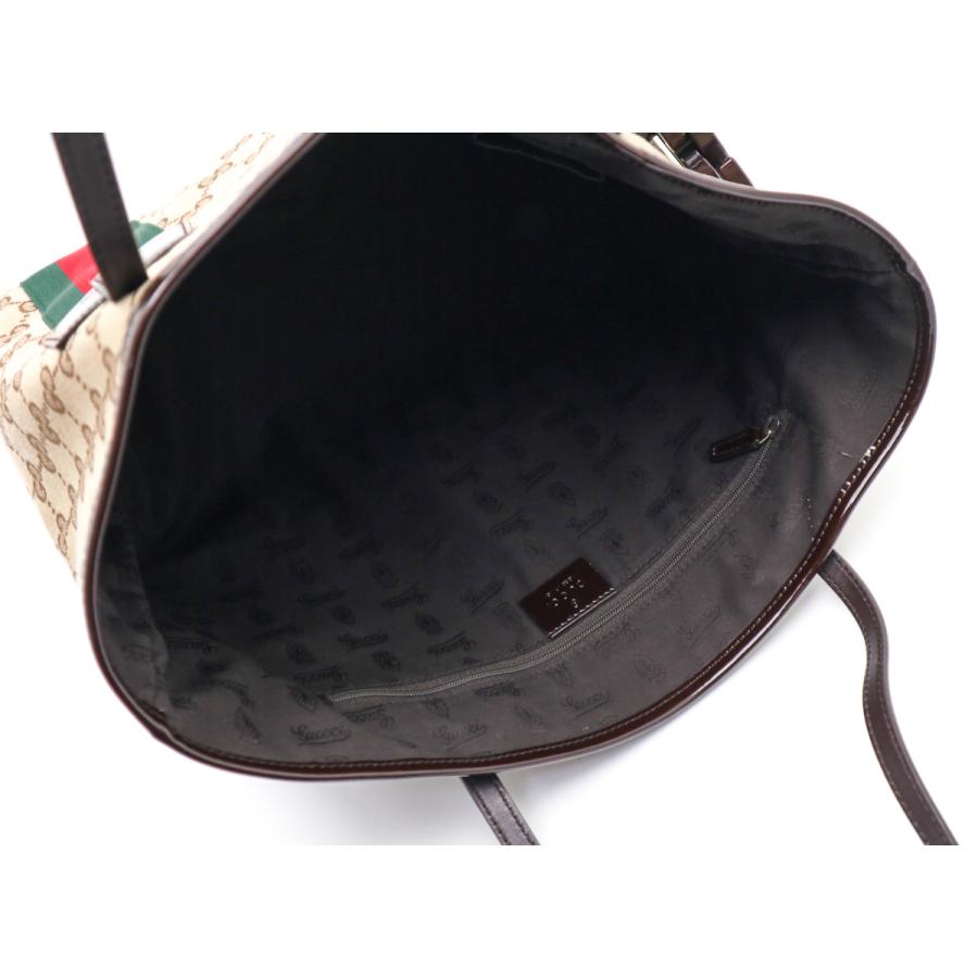 GUCCI（グッチ） GGキャンバス シェリーライン トートバック チャーム