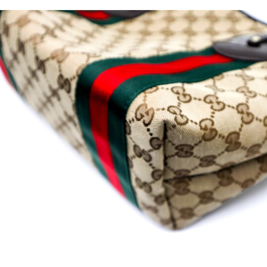GUCCI（グッチ） GGキャンバス シェリーライン トートバック チャーム