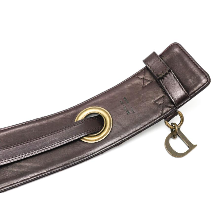 美品 ディオール カナージュ柄 ベルト Christian Dior（クリスチャン・ディオール） DIOR ディオール レディ