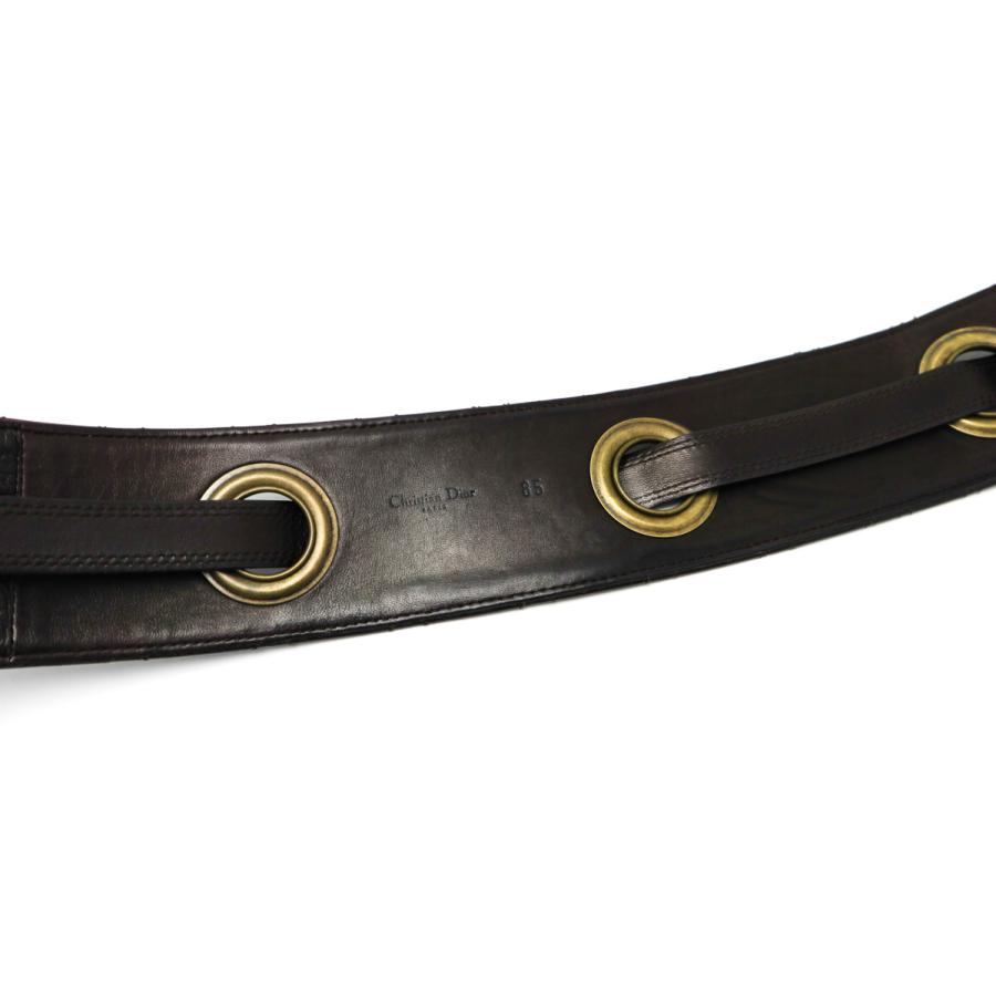 美品 ディオール カナージュ柄 ベルト Christian Dior（クリスチャン・ディオール） DIOR ディオール レディ