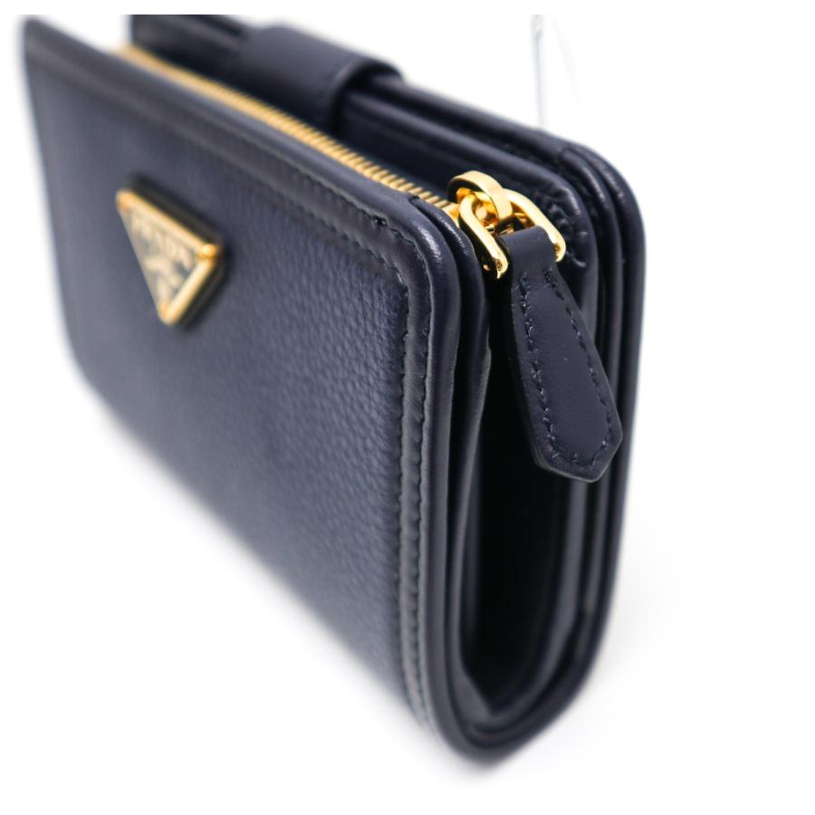 PRADA（プラダ） ファスナー付 2つ折り財布 1ML225 VITELLO PHENIX