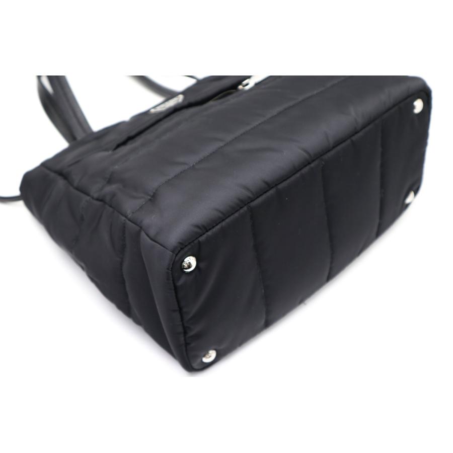 PRADA（プラダ） ナイロン テスートボンバー トートバック 1BG056 NERO