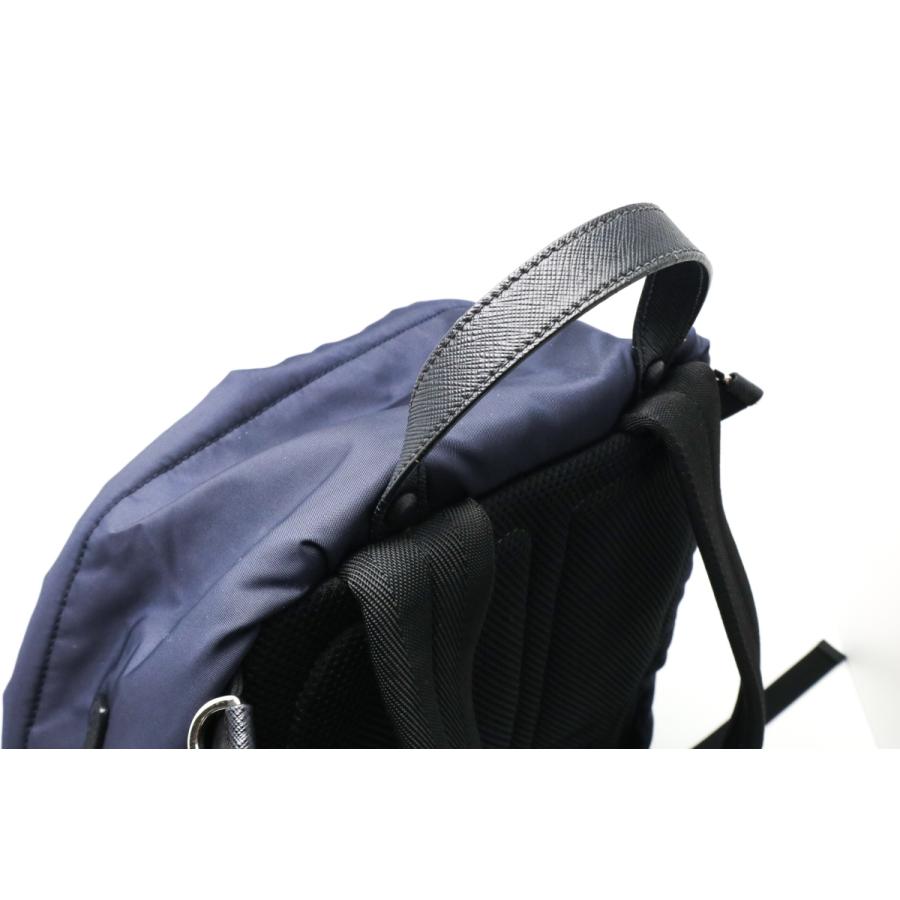 プラダ　ナイロン　リュック　現行　(ジャンク品) PRADA(プラダ) / リュック/ナイロン/BLK | 中古品の販売・通販