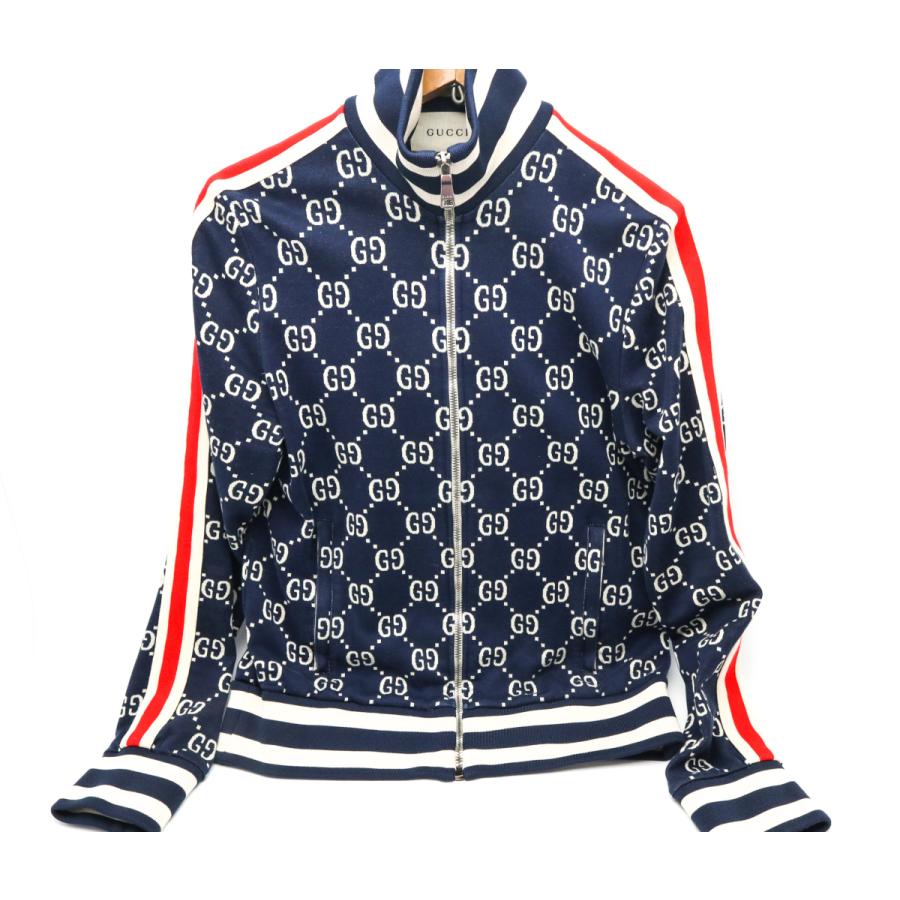 GUCCI（グッチ） ジャガード テクニカル ジャケット GG柄 ジャージ S