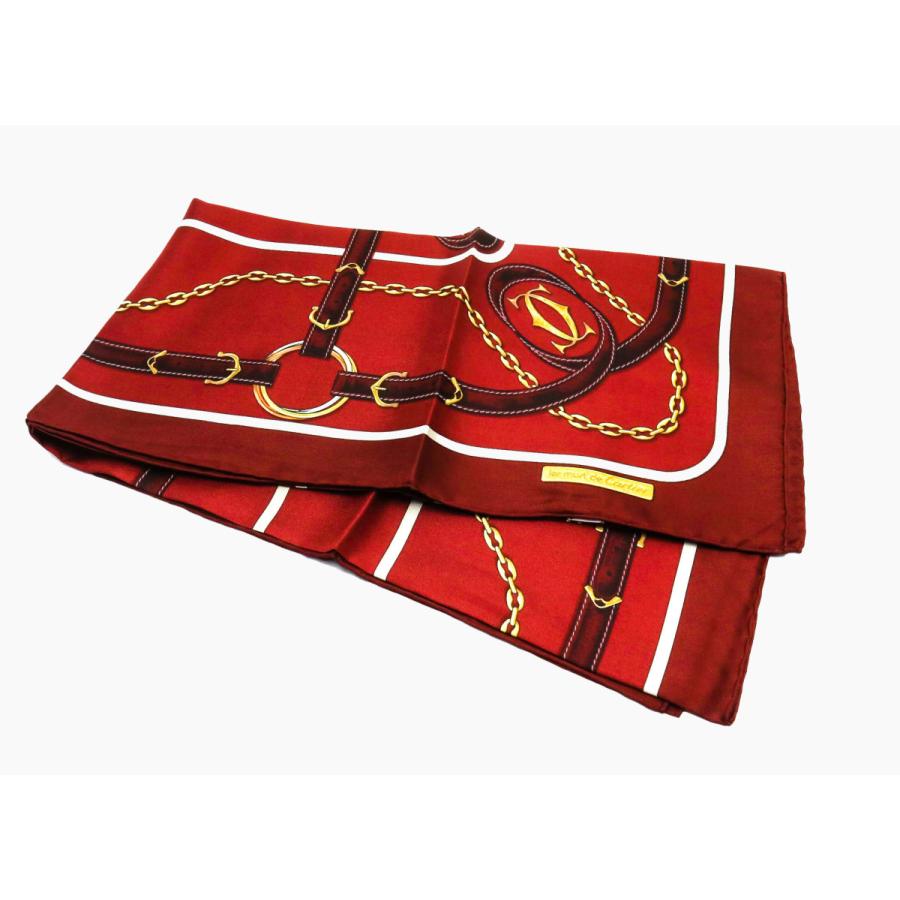 Cartier（カルティエ） シルク スカーフ : 塚口丸十質舗 Yahoo
