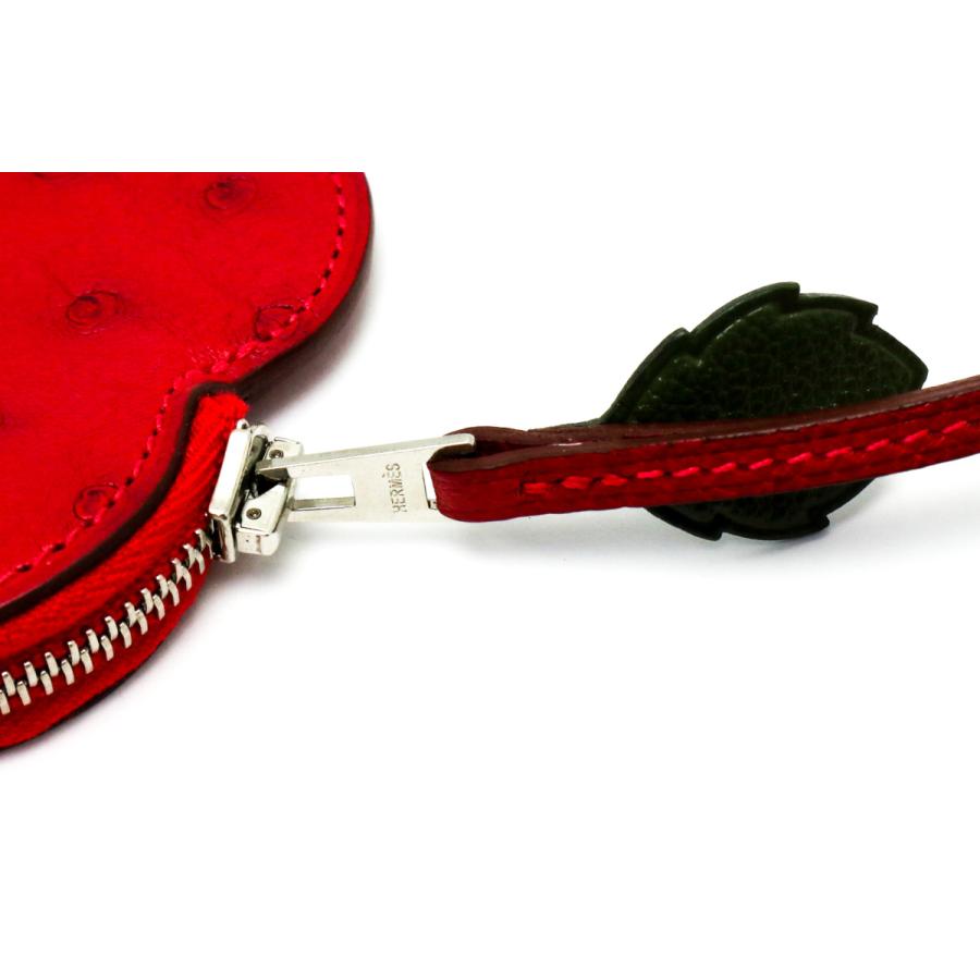 HERMES エルメス イチゴ オーストリッチ トゥッティフルッティ HERMES エルメス イチゴ オーストリッチ トゥッティフルッティ