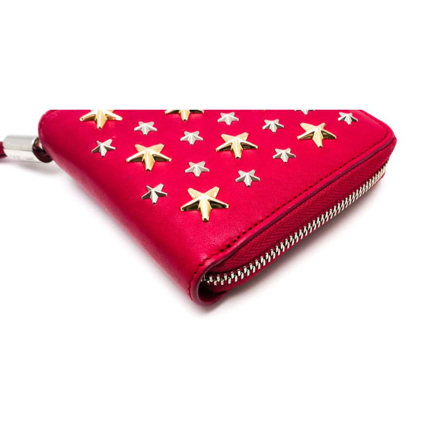 JIMMY CHOO（ジミーチュウ） スタッズ ファスナー付財布 コンパクト