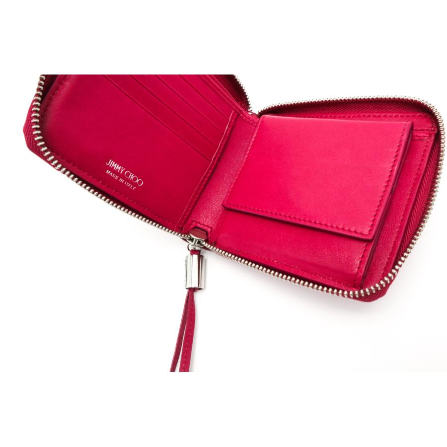 JIMMY CHOO（ジミーチュウ） スタッズ ファスナー付財布 コンパクト