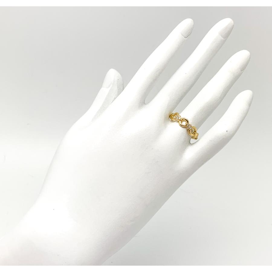 DIOR ディオール ダイヤ付き k18 750 リング Christian Dior（クリスチャン・ディオール） DIOR ディオール 750 18