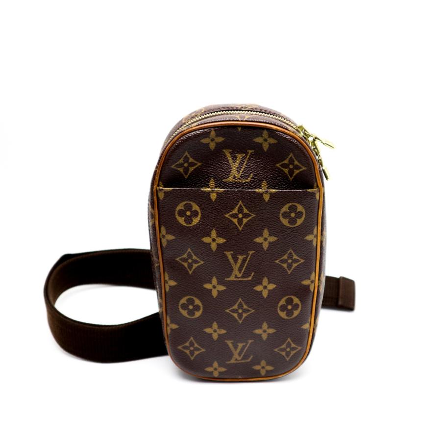 美品 ルイヴィトン モノグラム ポシェットガンジュ ショルダー バッグ ポーチ LOUIS VUITTON（ルイ・ヴィトン） モノグラム ポシェットガンジュ