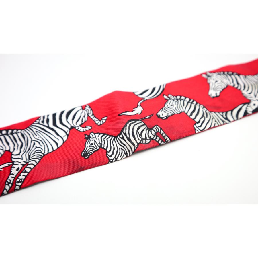 HERMÈS ツイリーシルク 動物柄 HERMES（エルメス） シルク しまうま 動物 ツイリー スカーフ : 塚口丸