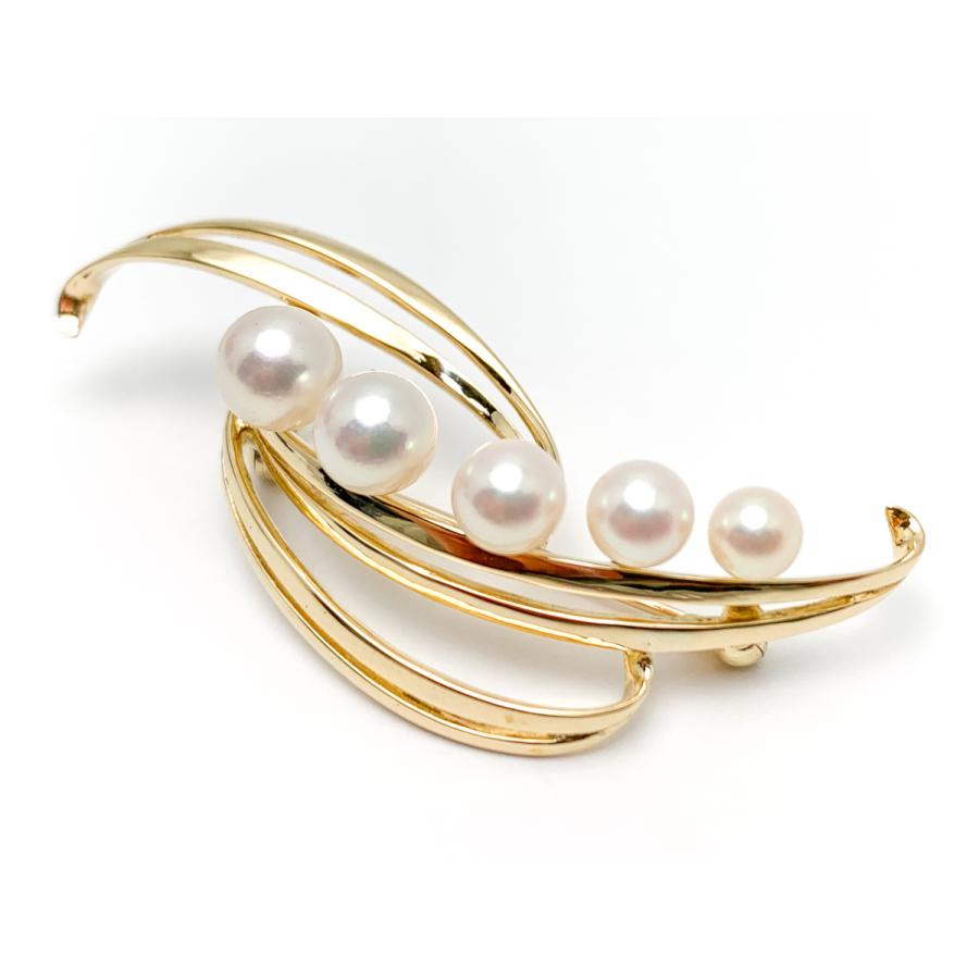 MIKIMOTO（ミキモト） K14 14金イエローゴールド アコヤパール