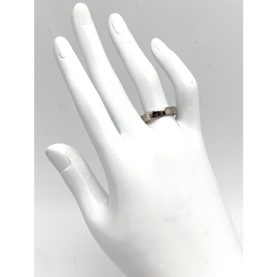 正規店品カルティエ　Cartier リング　ハッピーバースデー　ホワイトゴールド CARTIER カルティエ ハッピーバースデー リング 指輪 7号 18金 K18