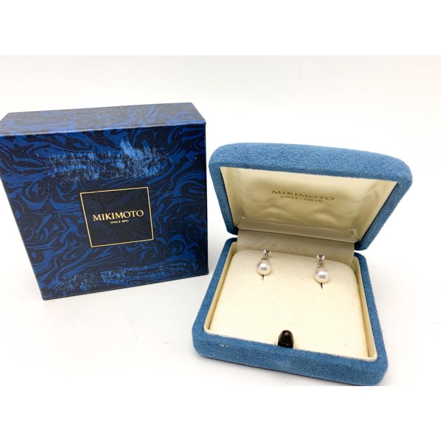 MIKIMOTO（ミキモト） K18 18金ホワイトゴールド アコヤパール 真珠