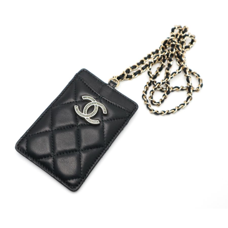 CHANEL（シャネル） ココマーク マトラッセ ゴールド金具 ブラック