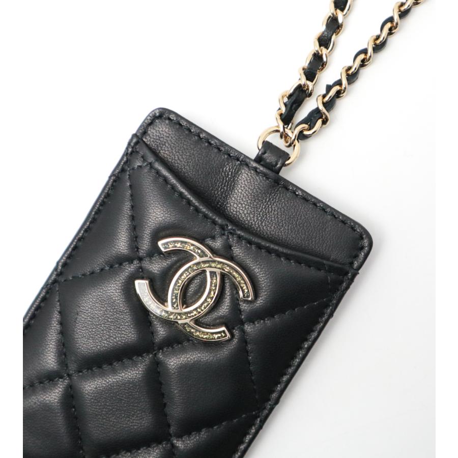 CHANEL（シャネル） ココマーク マトラッセ ゴールド金具 ブラック