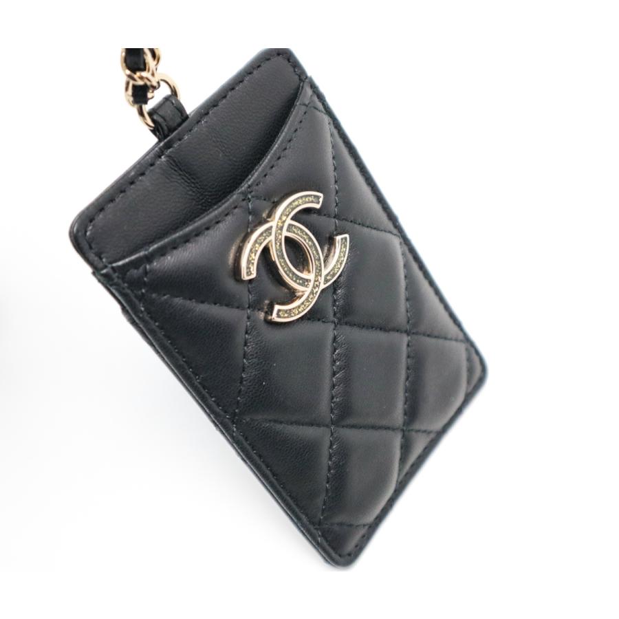 CHANEL（シャネル） ココマーク マトラッセ ゴールド金具 ブラック